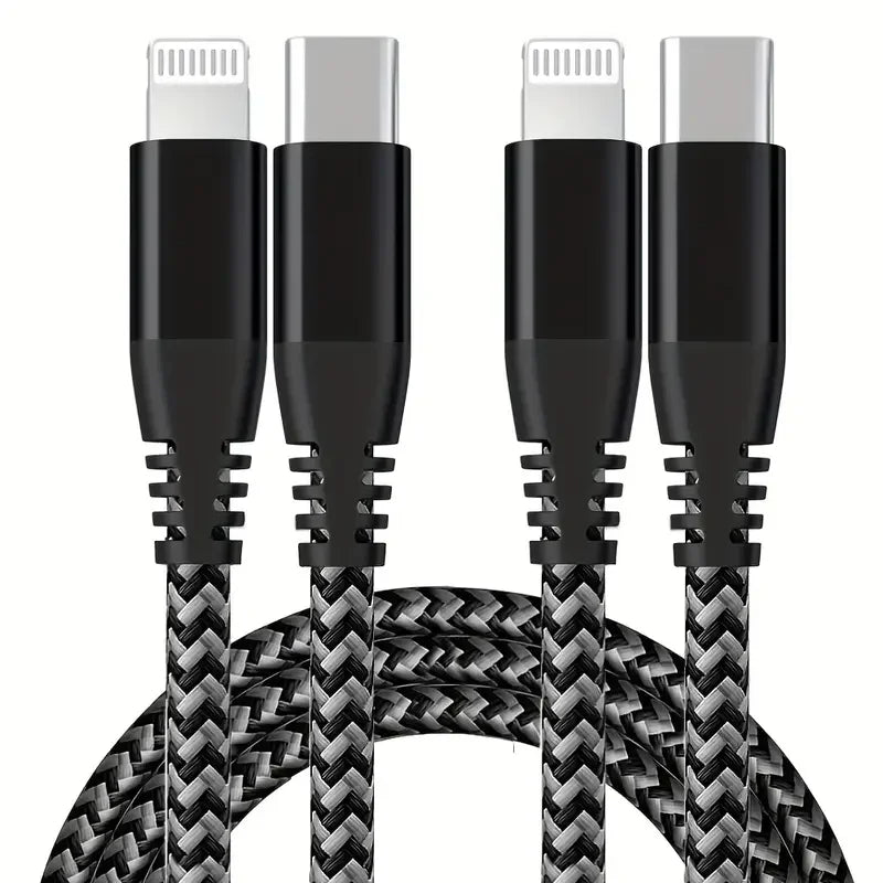 1PC 2PCS MFi Certified Fast Cable durable Nylon Braided Cord USB C to Lightning Cable Fast Charging Data for iPhone 14 13 12 11