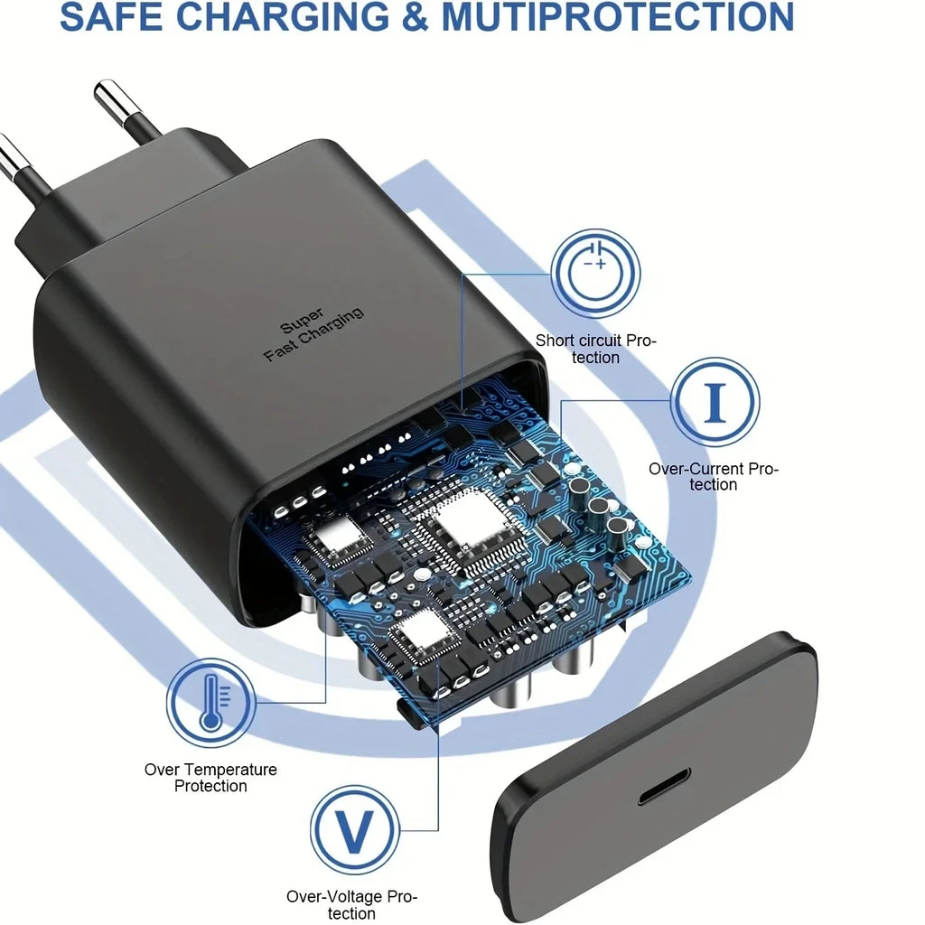 45W PD  Super Fast Charger for Samsung for Galaxy S24 Ultra S23 S22 S21 Plus Note10 A54 A34 5A Quick Charging Type C Data Cable