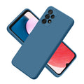 Vancle Silicone Case for Samsung Galaxy A13 4G Phone Case Shockproof Bumper Case with Microfiber Lining for Samsung Galaxy A13 4G Case Navy Blue